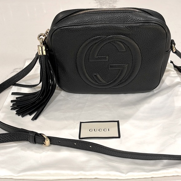GUCCI SOHO SMALL LEATHER DISCO BAG